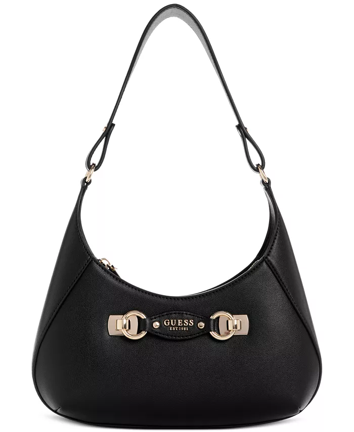 

Сумка через плечо Mimina Small Top Zip GUESS, черный