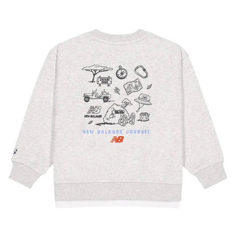Свитшот SS26 Kids' New Balance, LGR 7ZG12053 — фото 3