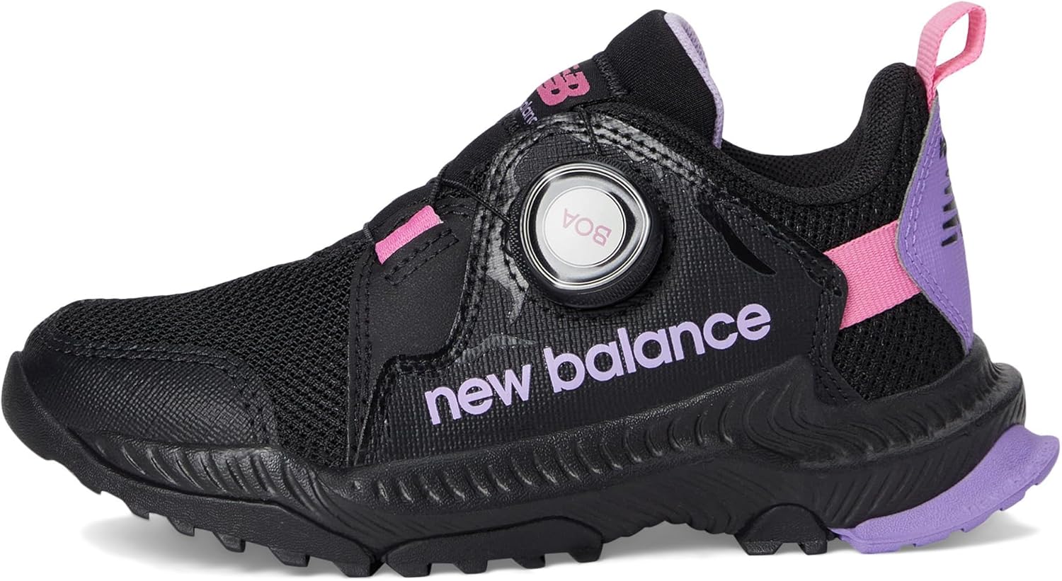 Беговые кроссовки New Balance Kids Dynasoft Trail Magic V1 Boa, черный/фиолетовый/розовый — фото 4
