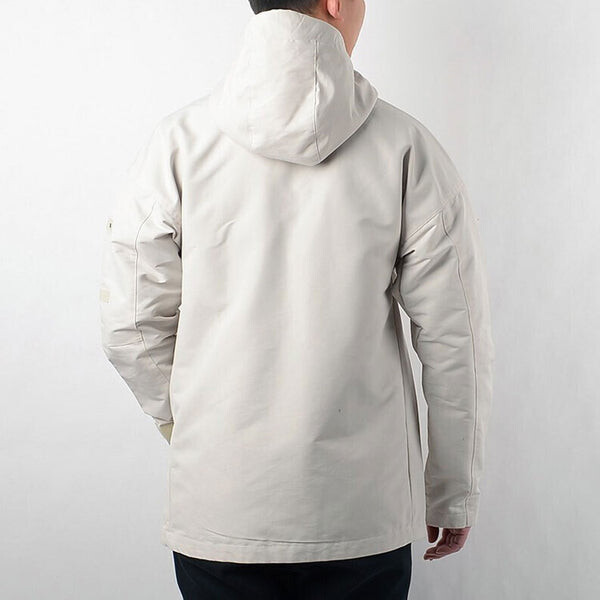 Куртка adidas Th Jkt Wv Cstm Casual Sports Training Hooded Jacket Bauxite Brown, коричневый — фото 4