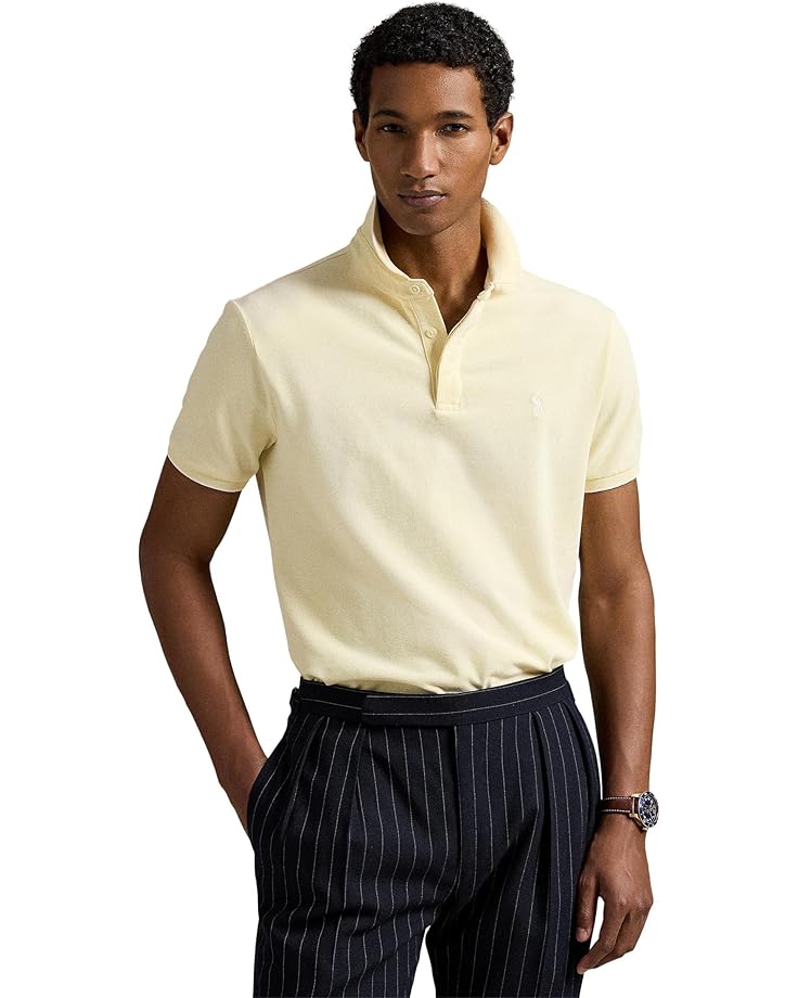 

Поло Polo Ralph Lauren Classic Stretch Oxford Mesh Polo Shirt, цвет Wicket Yellow/White