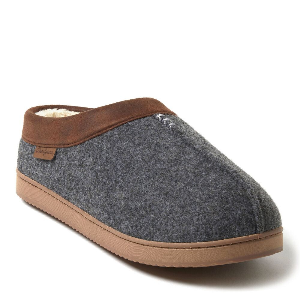 

Мужские тапочки Dearfoams Warner High Vamp Clog, серый