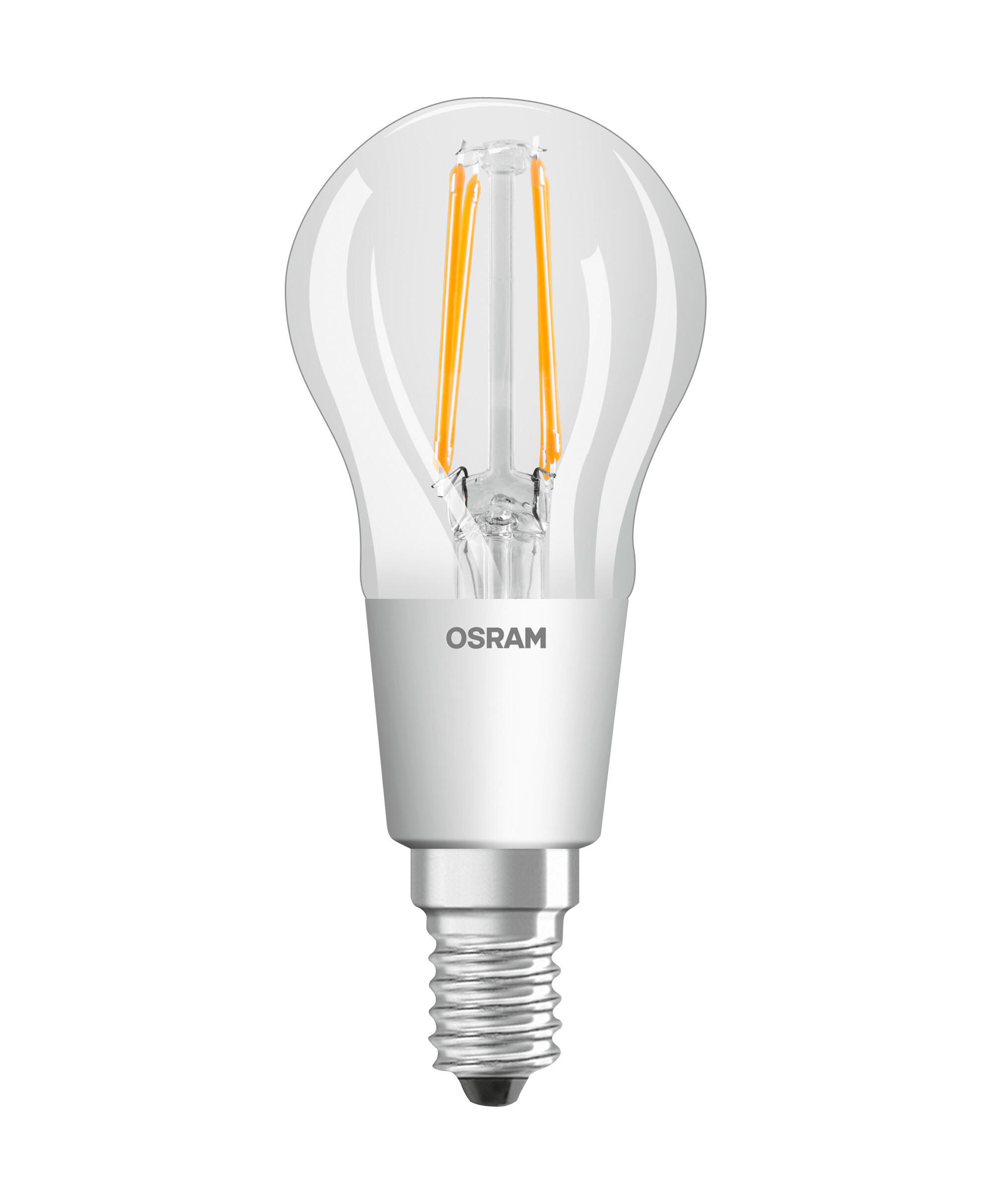 

Светодиодная лампочка Osram, 4,5x10,7 см, прозрачный