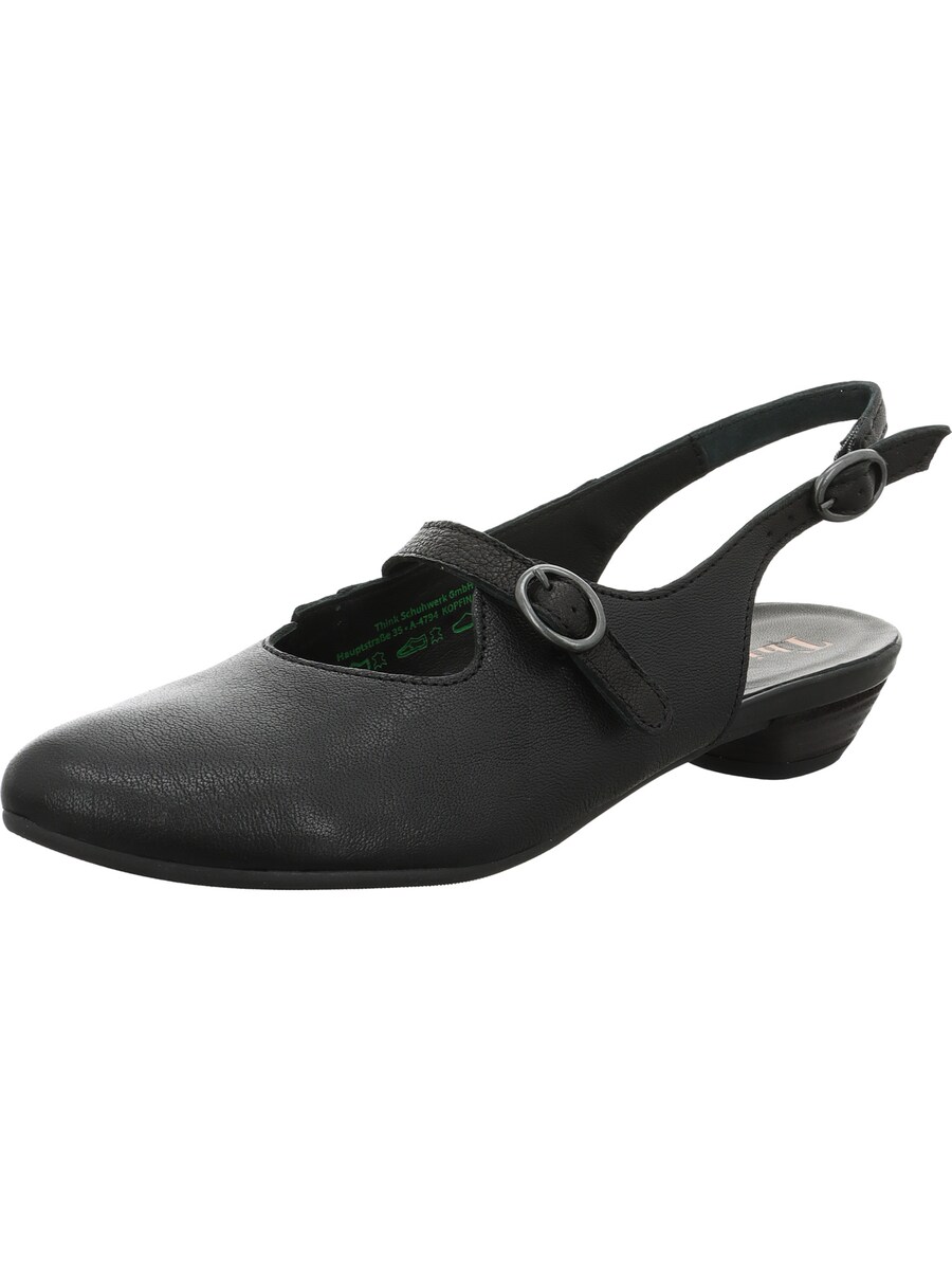 Туфли-лодочки с открытой пяткой THINK! Grace, Black