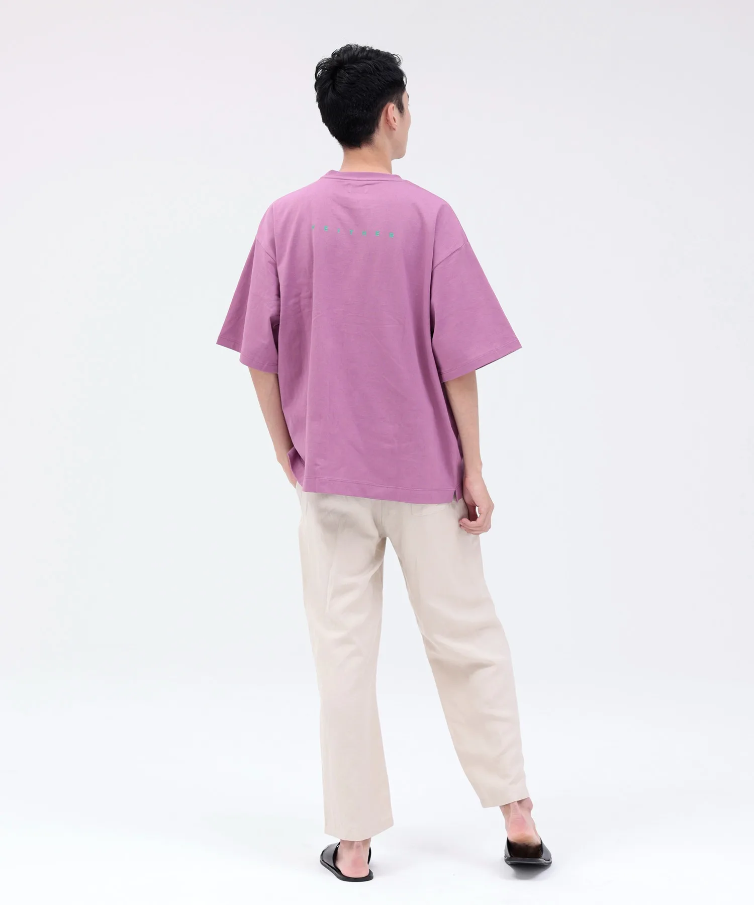 Унисекс льняные брюки ARCH & LINE LINEN/RAYON EASY PANTS коричневые — фото 3