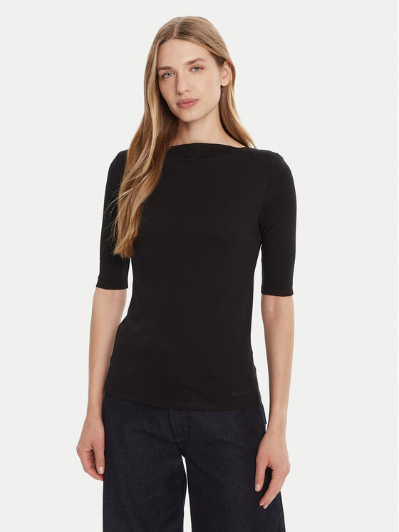 

Блузка slim fit LV044C217G Calvin Klein, чёрный