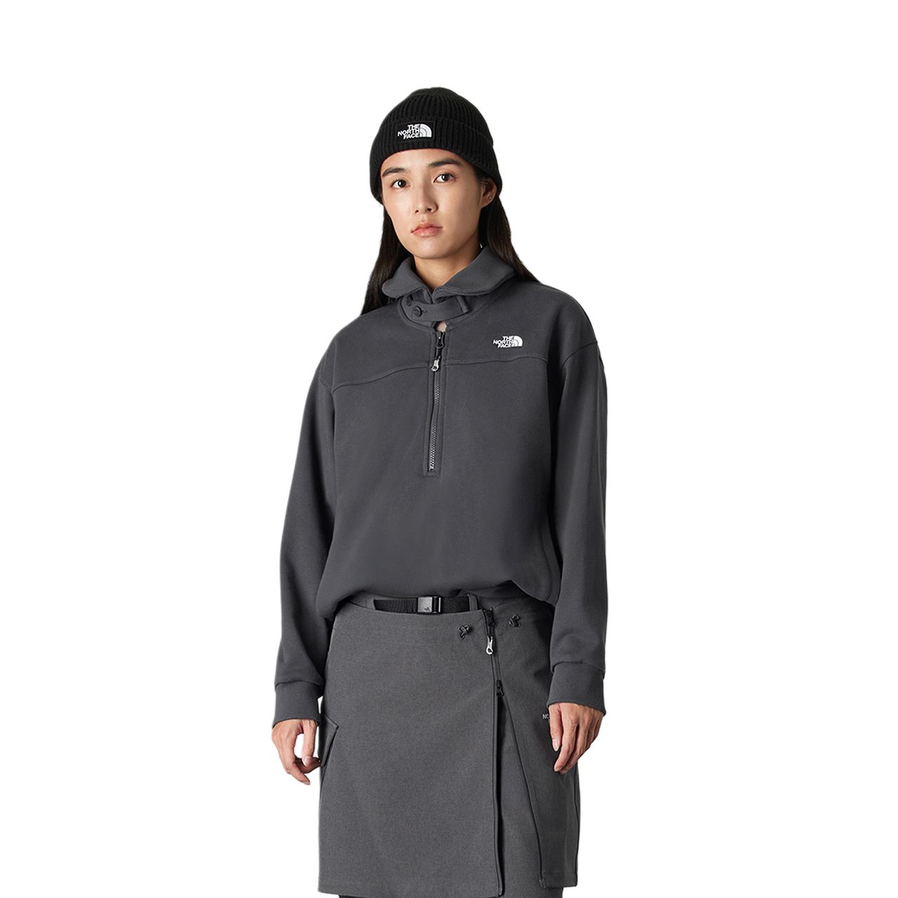

Толстовка FW25 женская THE NORTH FACE, серо-бежевый серый