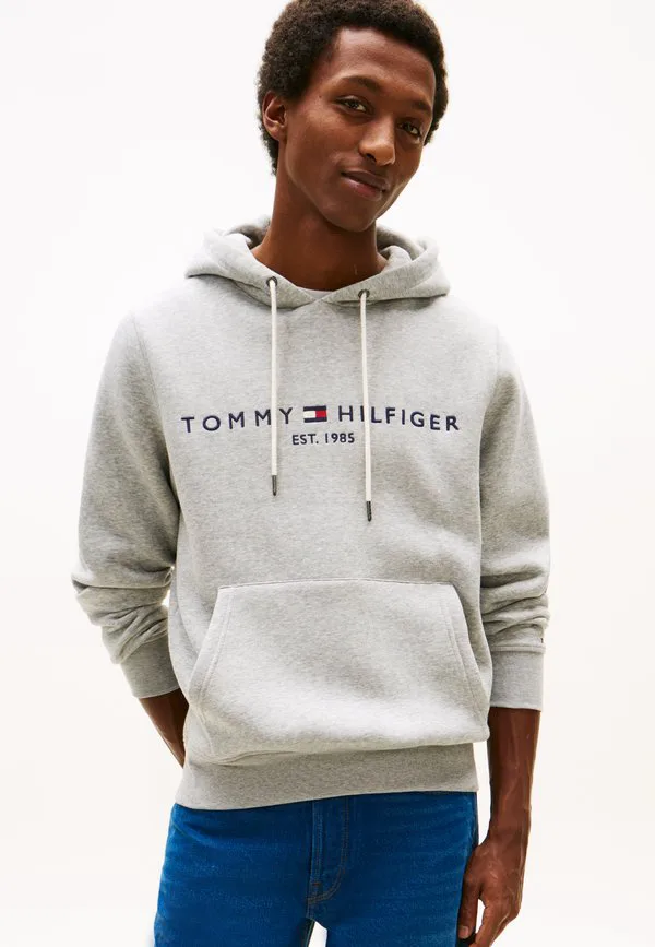 Худи с логотипом core Tommy Hilfiger, Grey — фото 3