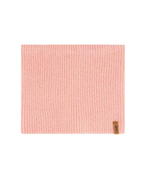 

Вязаный шарф-воротник для девочек на межсезонье - для малышек и для взрослых. Deux Par Deux, розовый