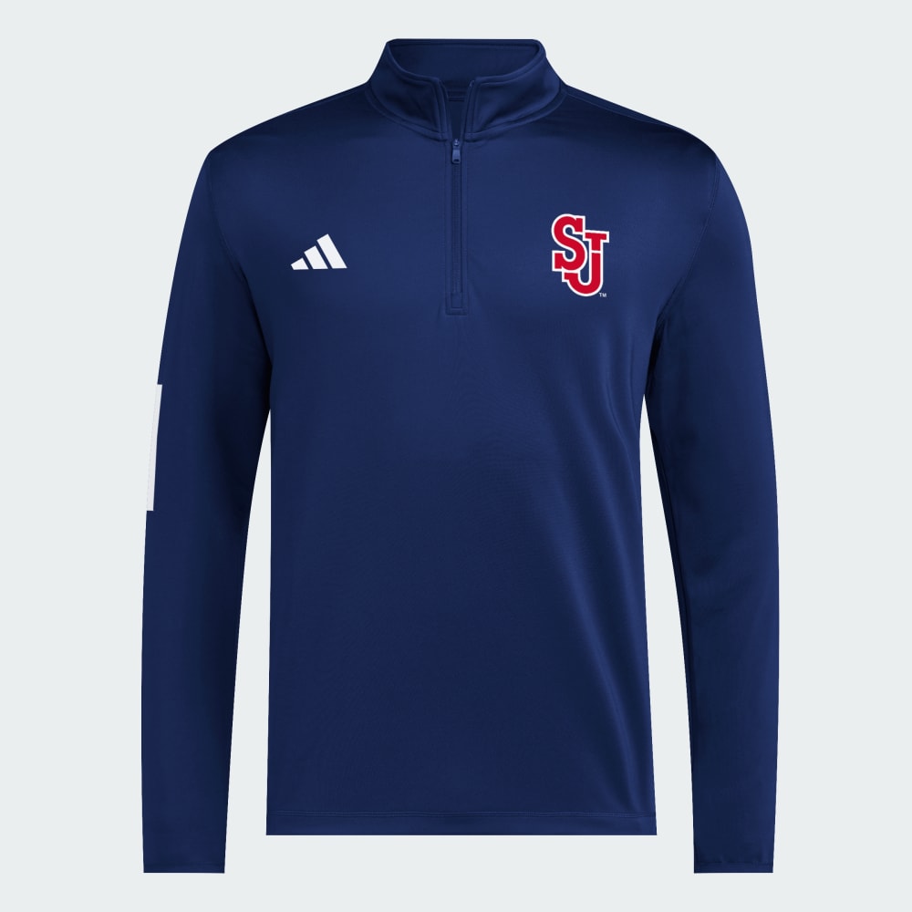 

Пуловер Adidas St. John's Half-Zip Golf Pullover, цвет Team Navy/White/Ncaa-Stj-733