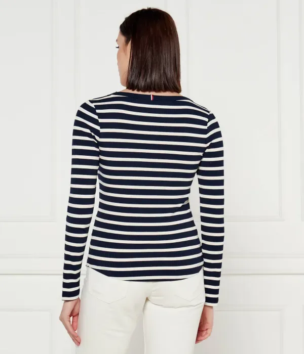 Блуза slim fit Tommy Hilfiger, темно-синий — фото 3