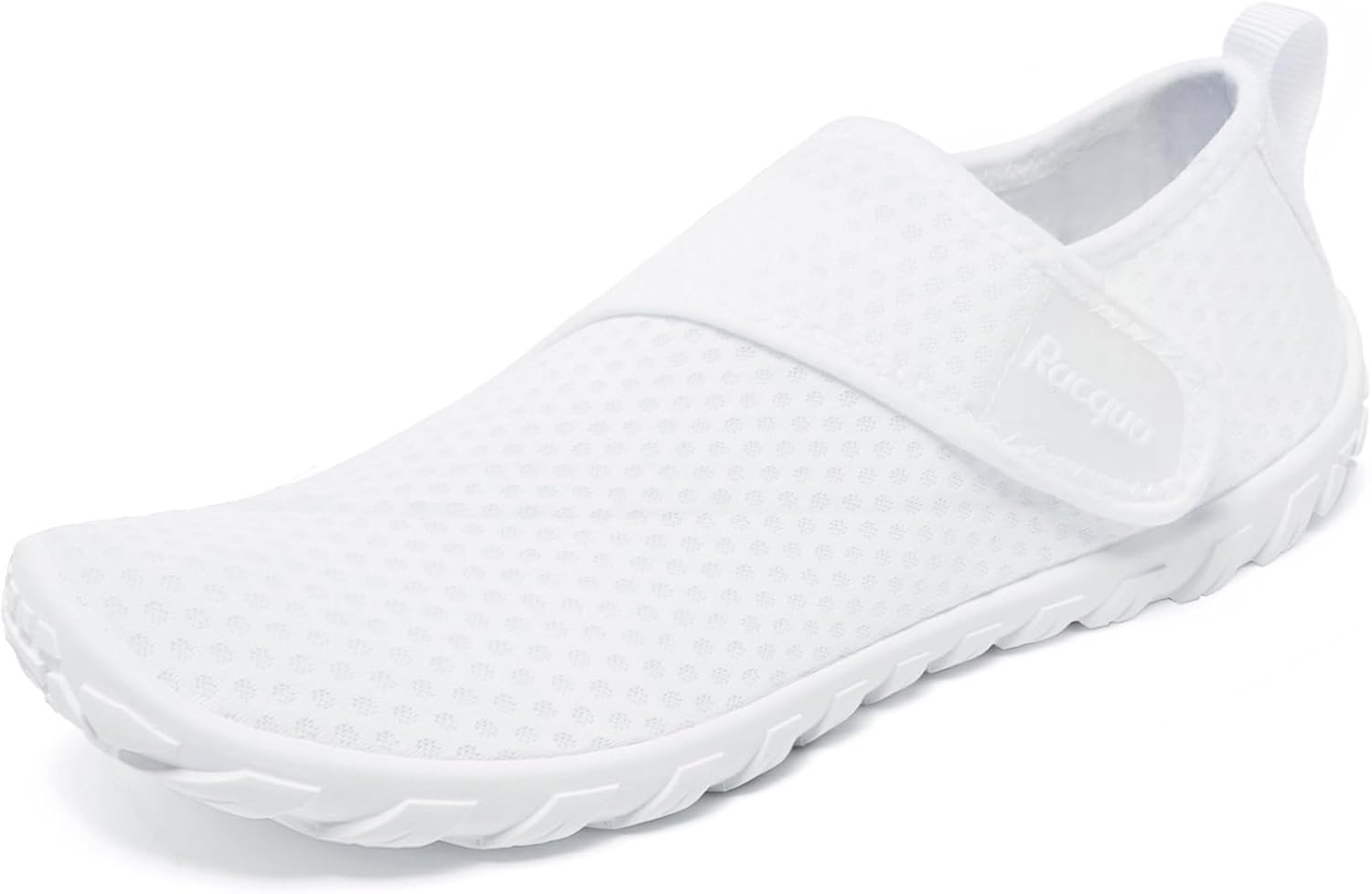 

Мужские и женские водные туфли Racqua, босоножки, быстро сохнущие, легкие, аква-обувь для плавания и пляжа, белый