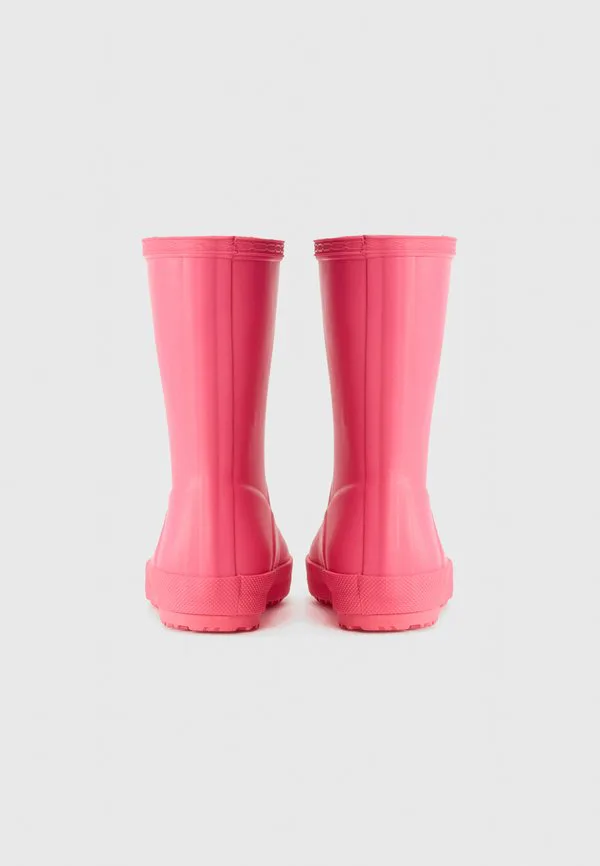 Детские первые сапоги-резиновые сапоги унисекс Hunter Original, Bright Pink — фото 3