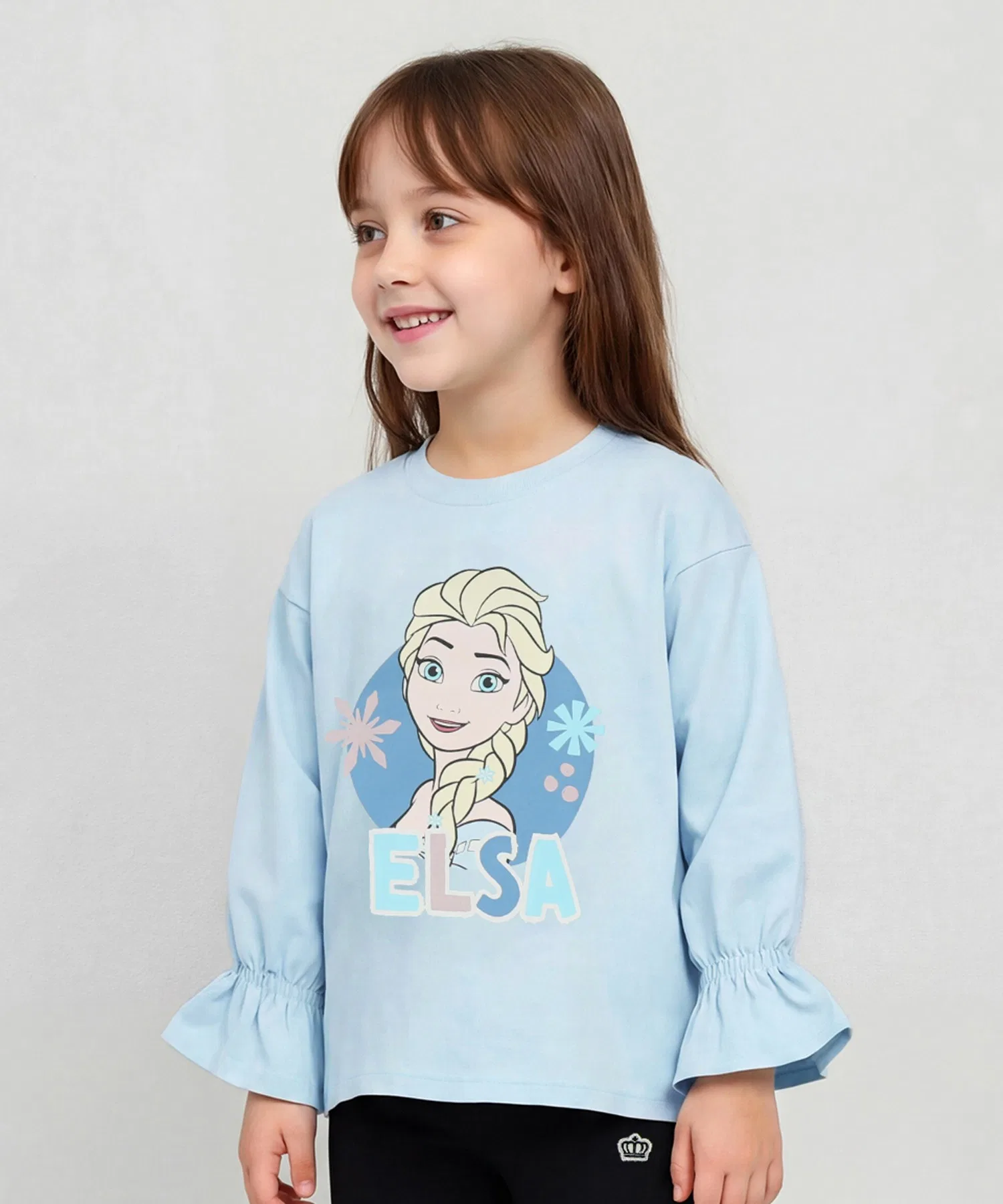 Детская футболка Disney FROZEN с рюшами на рукавах