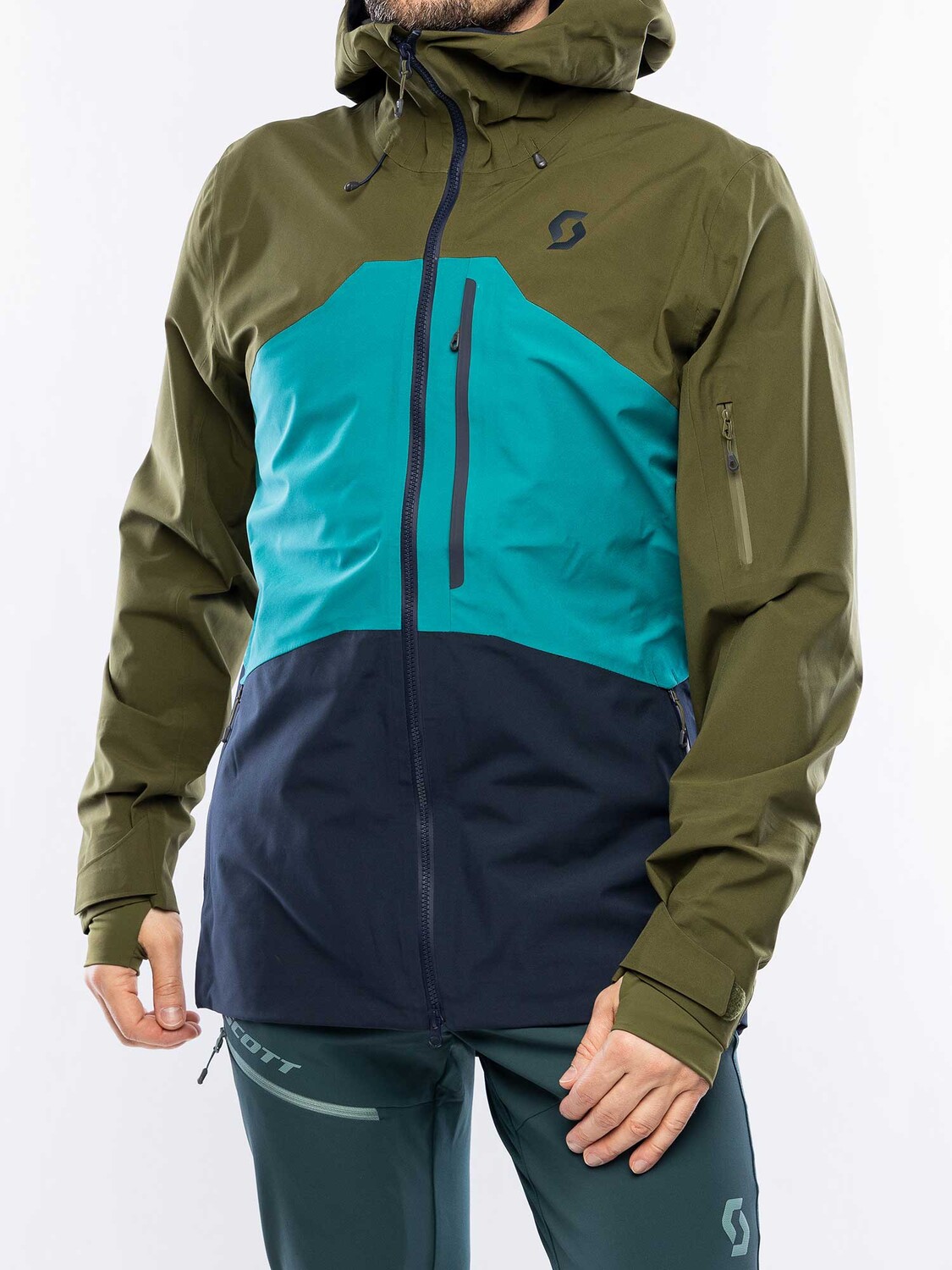 

Лыжная куртка Scott Ms Vertic 3L, зеленый