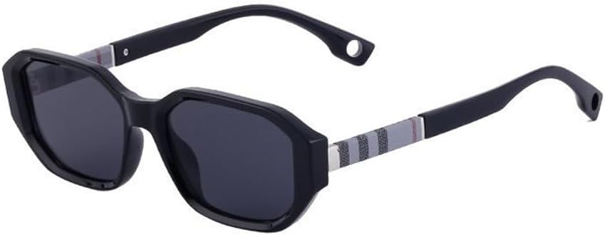 

Винтажные маленькие солнцезащитные очки для женщин, модные многоугольные солнцезащитные очки для женщин и мужчин, классические черные очки с защитой от УФ-излучения UV400 generic, Black