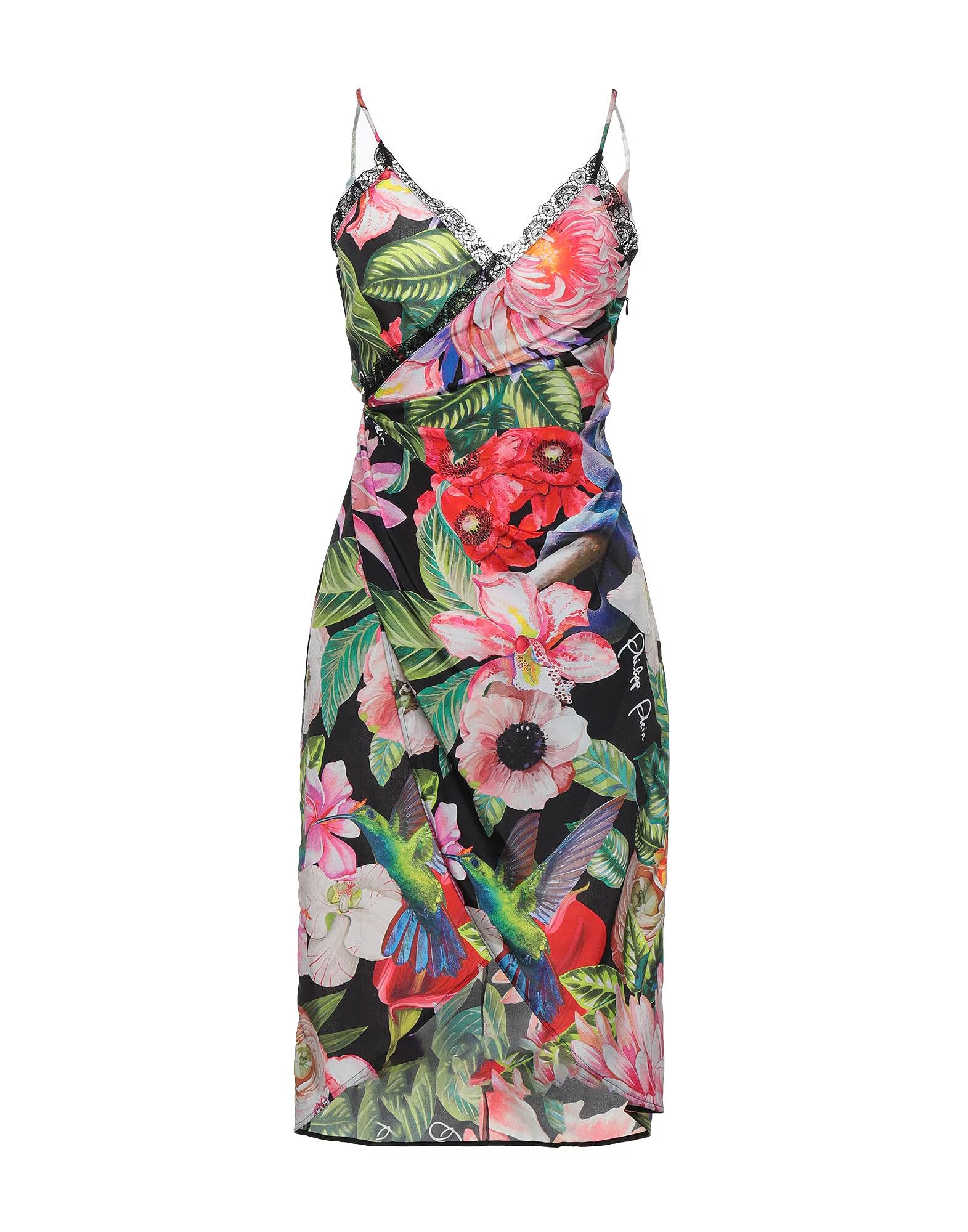 

Платье миди Philipp Plein, розовый