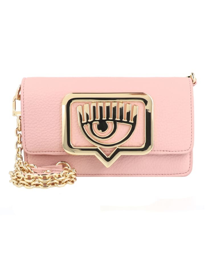 

Клатч Chiara Ferragni Eyelike buckle Clutch Geldbörse 19.5 cm, цвет malva