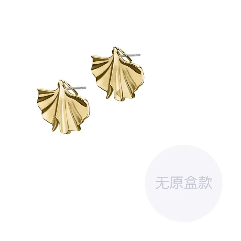 

EMPORIO ARMANI Латунные гвоздики для женщин Gold