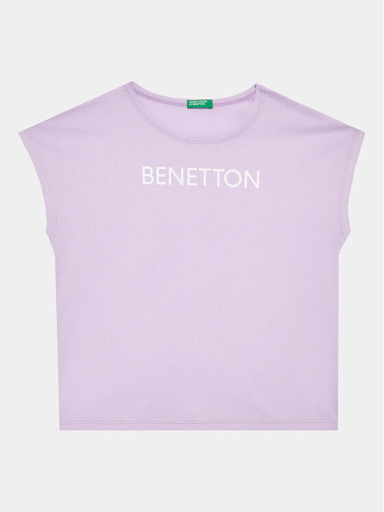 

Футболка стандартного кроя United Colors Of Benetton, фиолетовый
