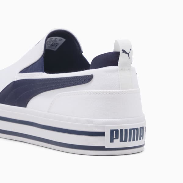 Мужские туфли без застежек Court Classic Vulcanized Puma, белый — фото 3