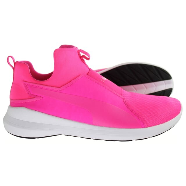 Розовые женские кроссовки средней длины Rebel Puma, розовый — фото 4