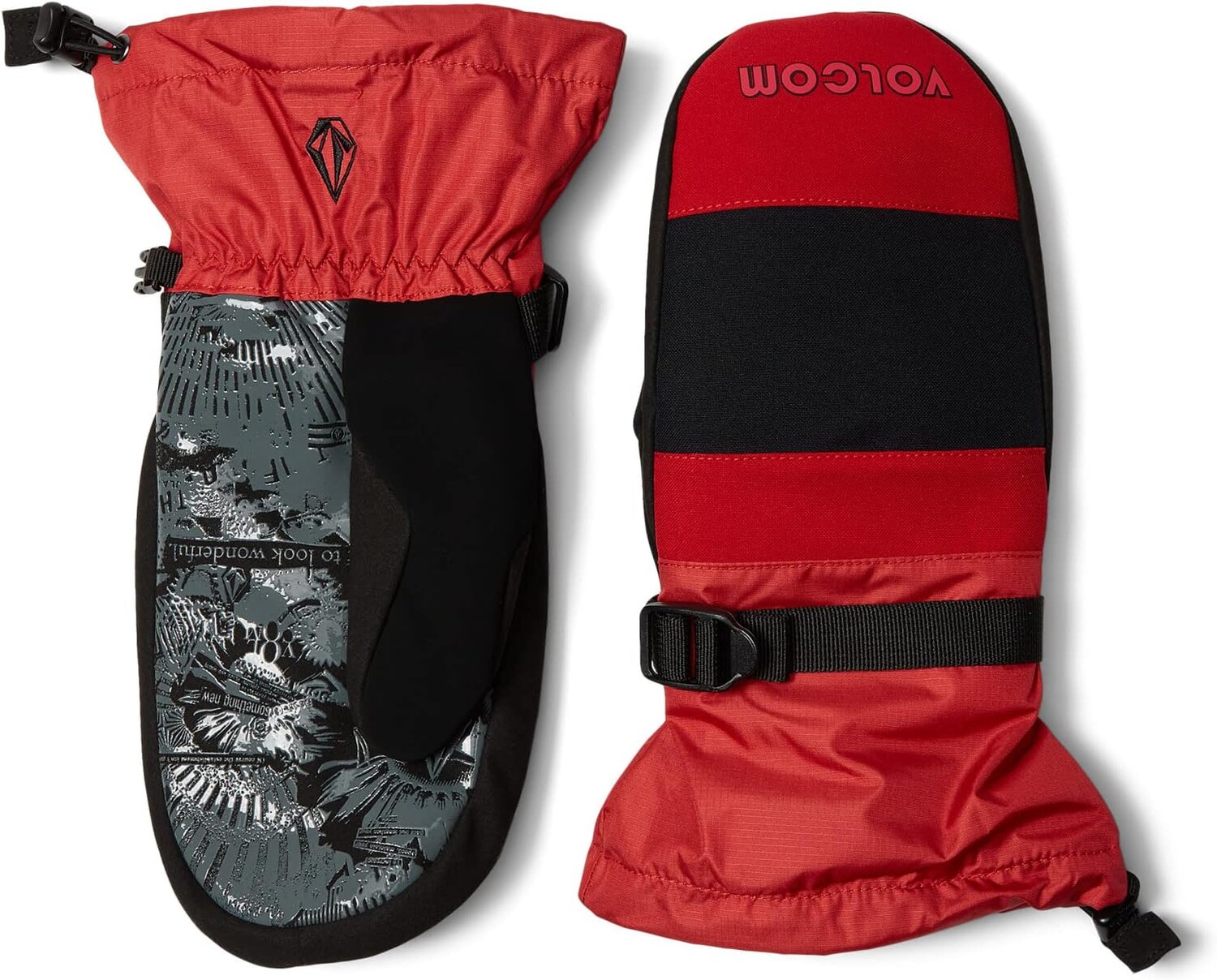 

Перчатки Volcom Snow Stone Brighton Mitts, красный