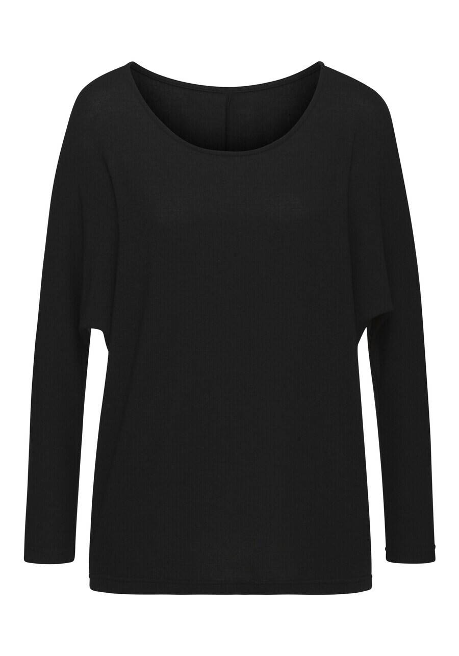 

Лонгслив LASCANA Shirt, черный