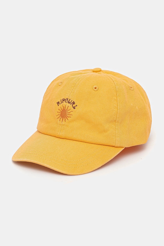 

Хлопковая кепка с козырьком Rip Curl, оранжевый