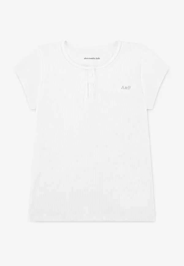 Базовая футболка Abercrombie & Fitch, Bright White — фото 4