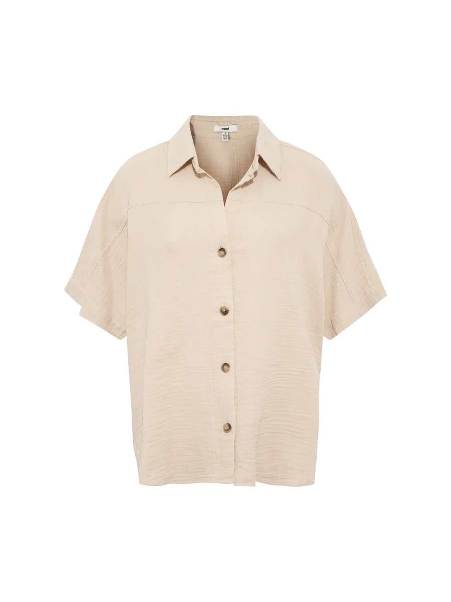 

Mavi блузка с короткими рукавами "SHORT SLEEVE SHIRT", блузка с короткими рукавами, бежевый