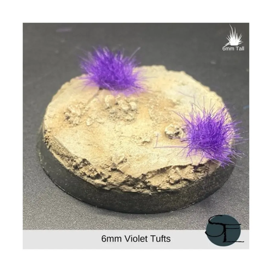 

Фиолетовый — естественный макет (6 мм), Exotic Tufts