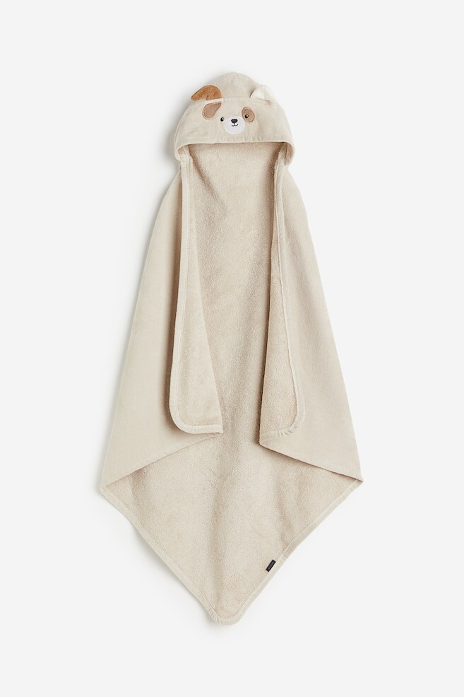 

Банное полотенце с капюшоном H&M, 80x80 см, бежевый