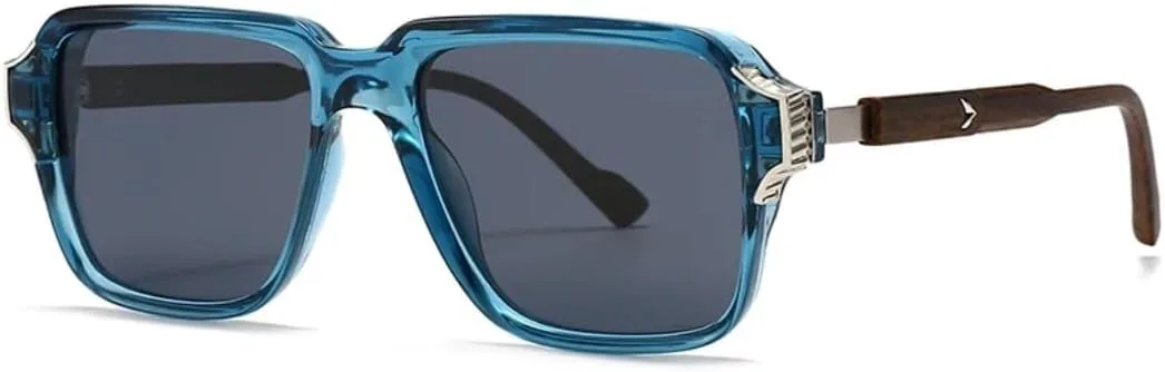 

Солнцезащитные очки с защитой UV400 | Большая оправа, цветные линзы | Для женщин и мужчин, для занятий спортом на открытом воздухе и вождения LXLHWN, Blue