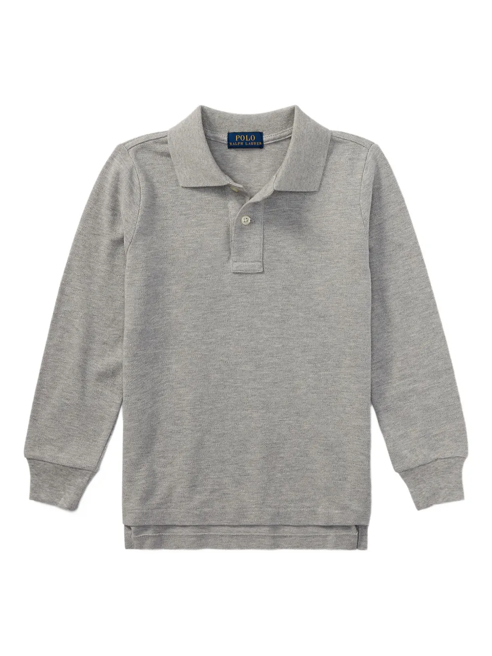 

Рубашка поло с длинными рукавами POLO RALPH LAUREN KIDS, серый