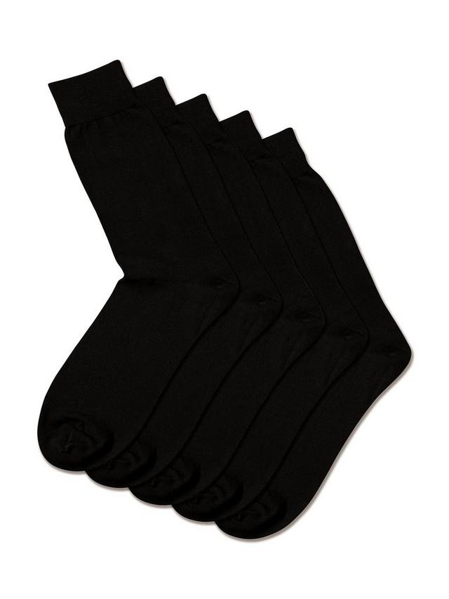 

Хлопковые махровые носки Charles Tyrwhitt, Pack of 5, Black
