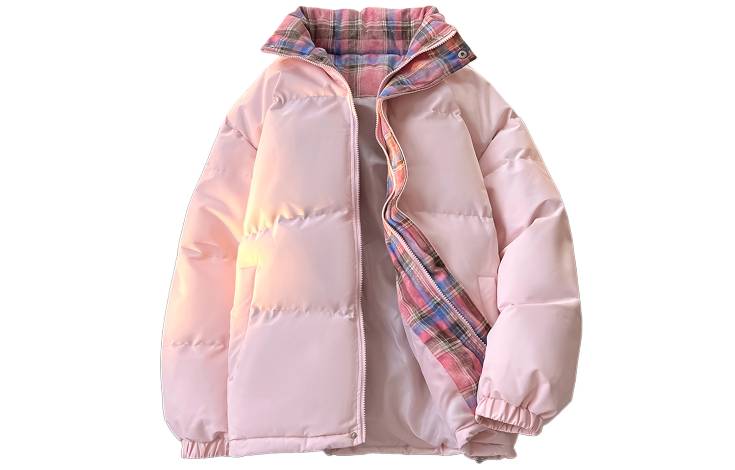 

WARRIOR Пуховик унисекс Huichao Open Ended Smile Collection, Pink