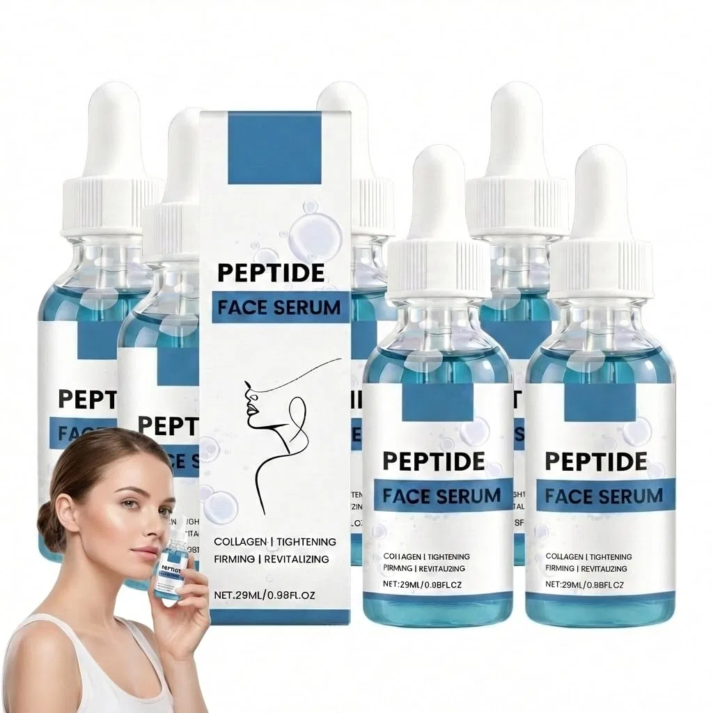 Сыворотка Hnyxeqjl — Для лица с пептидами меди и коллагеном против морщин, . , 6Pcs