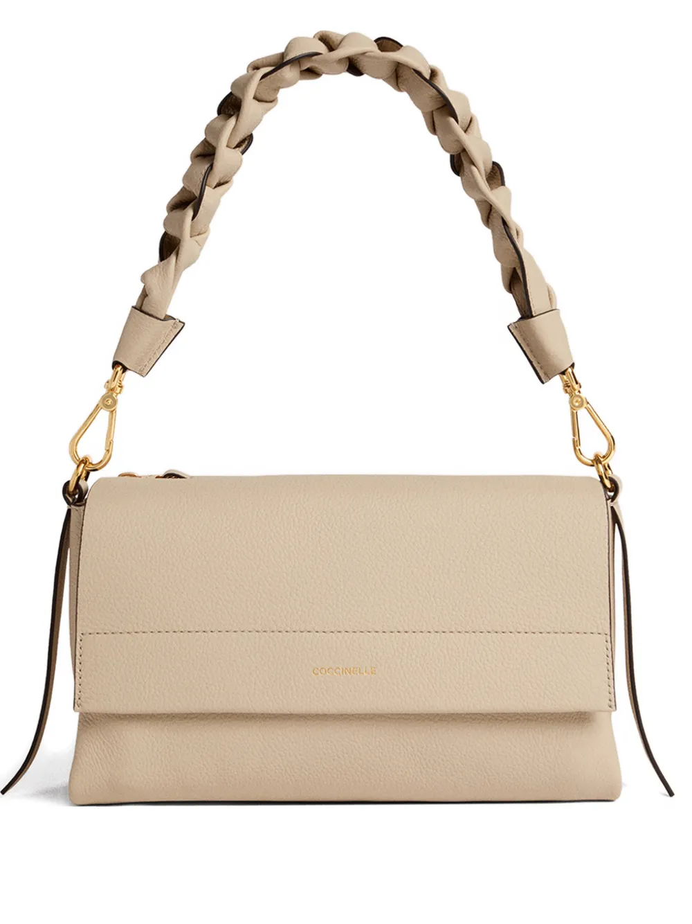 

Малая сумка на плечо Boheme с плетеной ручкой Coccinelle, нейтральный