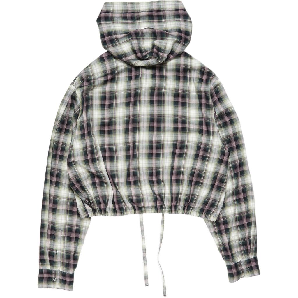 Куртки и пальто весна-лето 2026 для женщин Acne Studios, черный/зеленый — фото 3