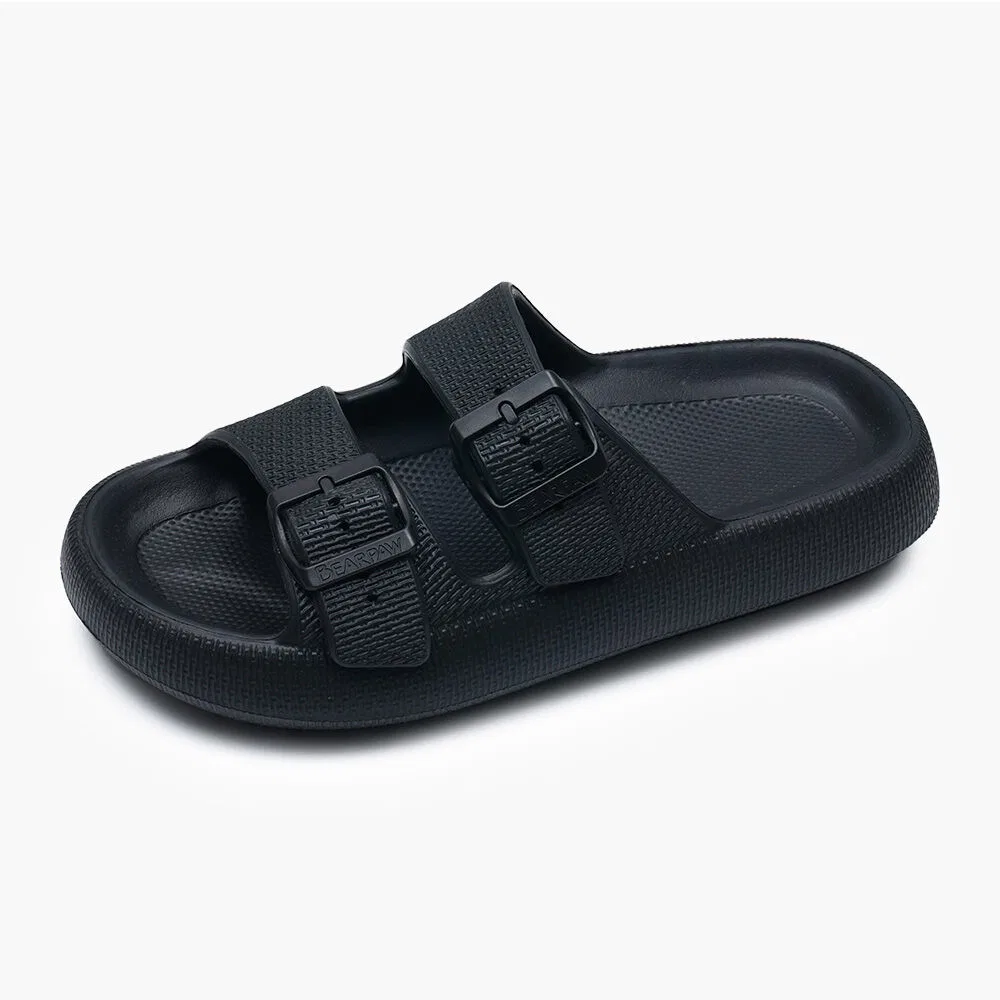 Мужские чёрные шлёпанцы Erika от Bearpaw