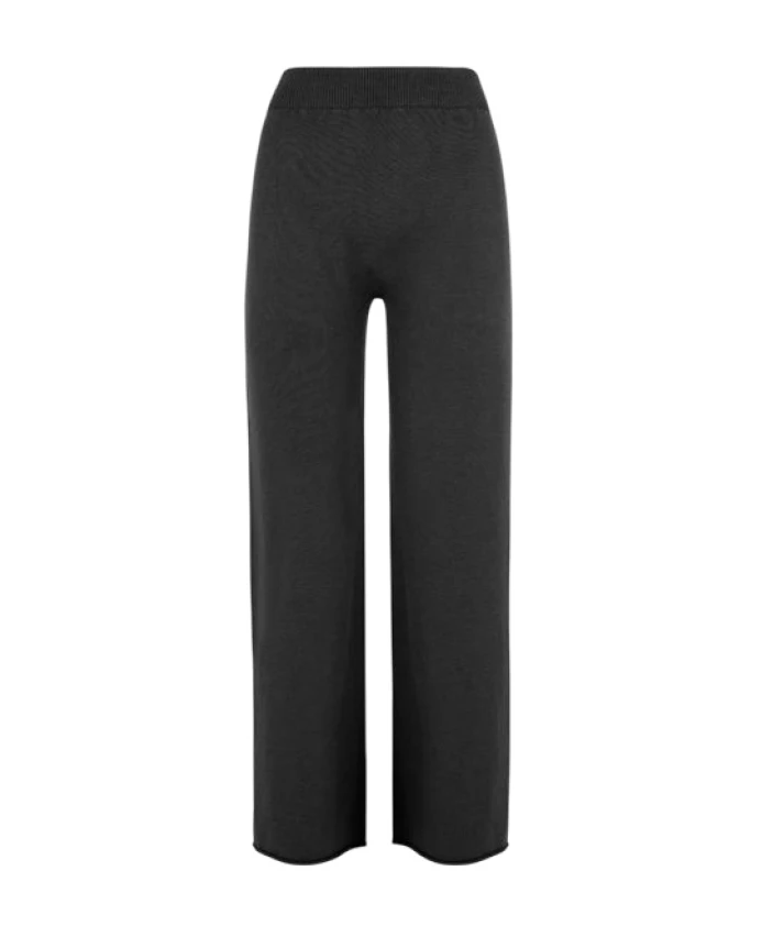 

Вязаные брюки с широкими штанинами Armani Exchange, черный