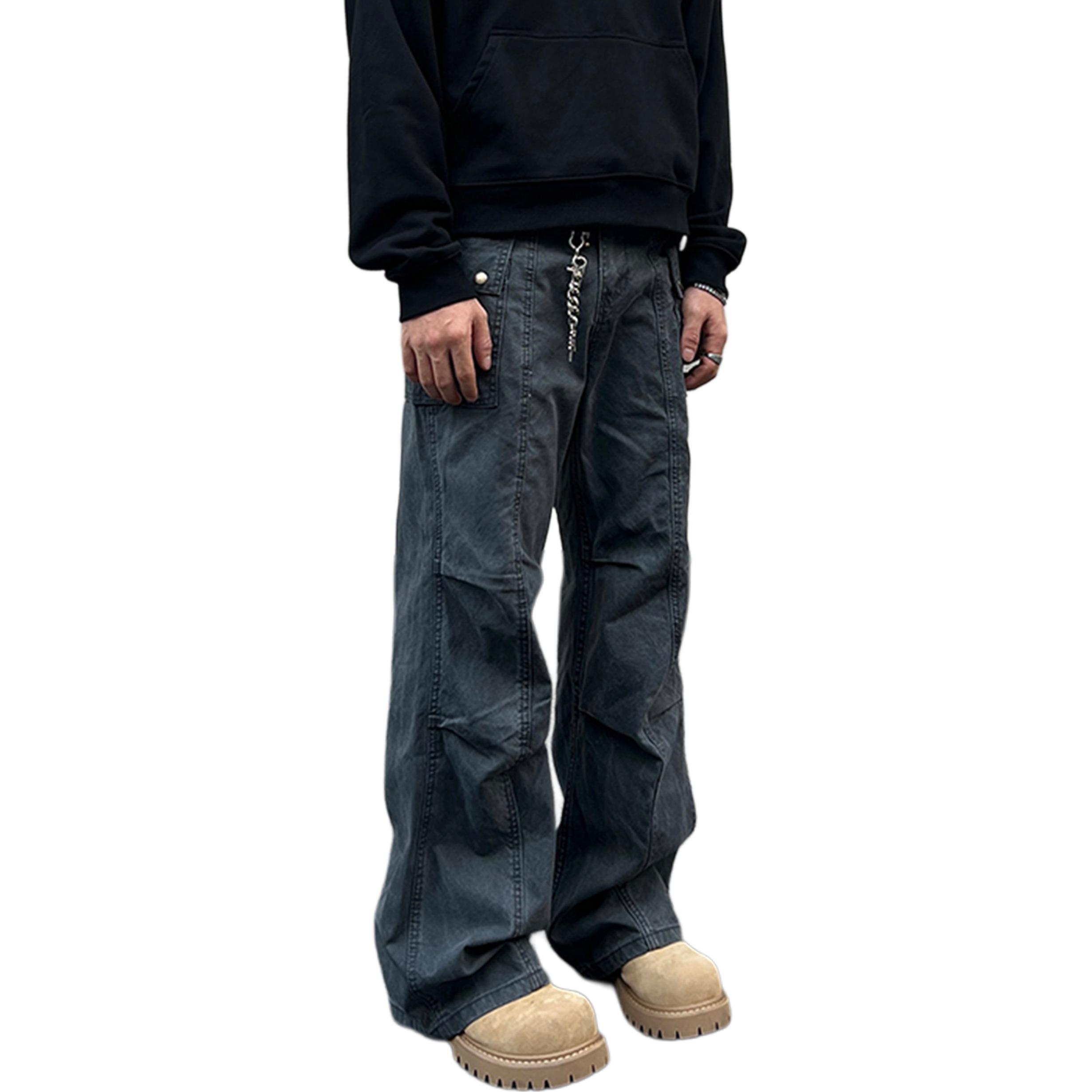 

Кargo-брюки Unisex Moderate ZIAREL, черный with removable logo