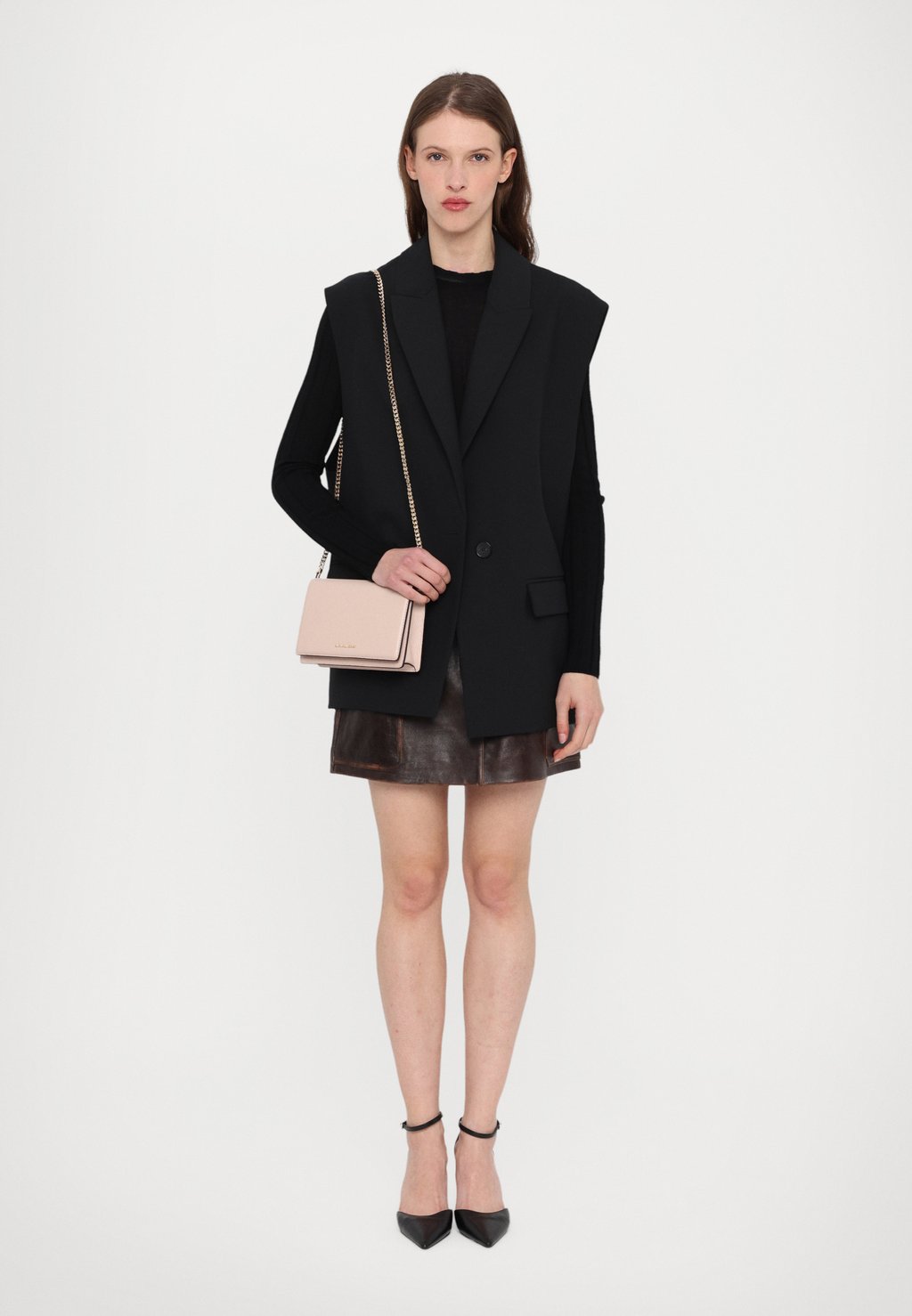 

Клатч JET SET FLAP MICHAEL Michael Kors, светло-розовый