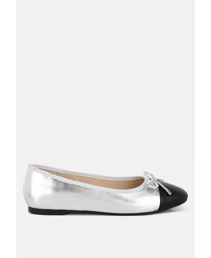 Балетки Minato Two Tone London Rag, серебряный