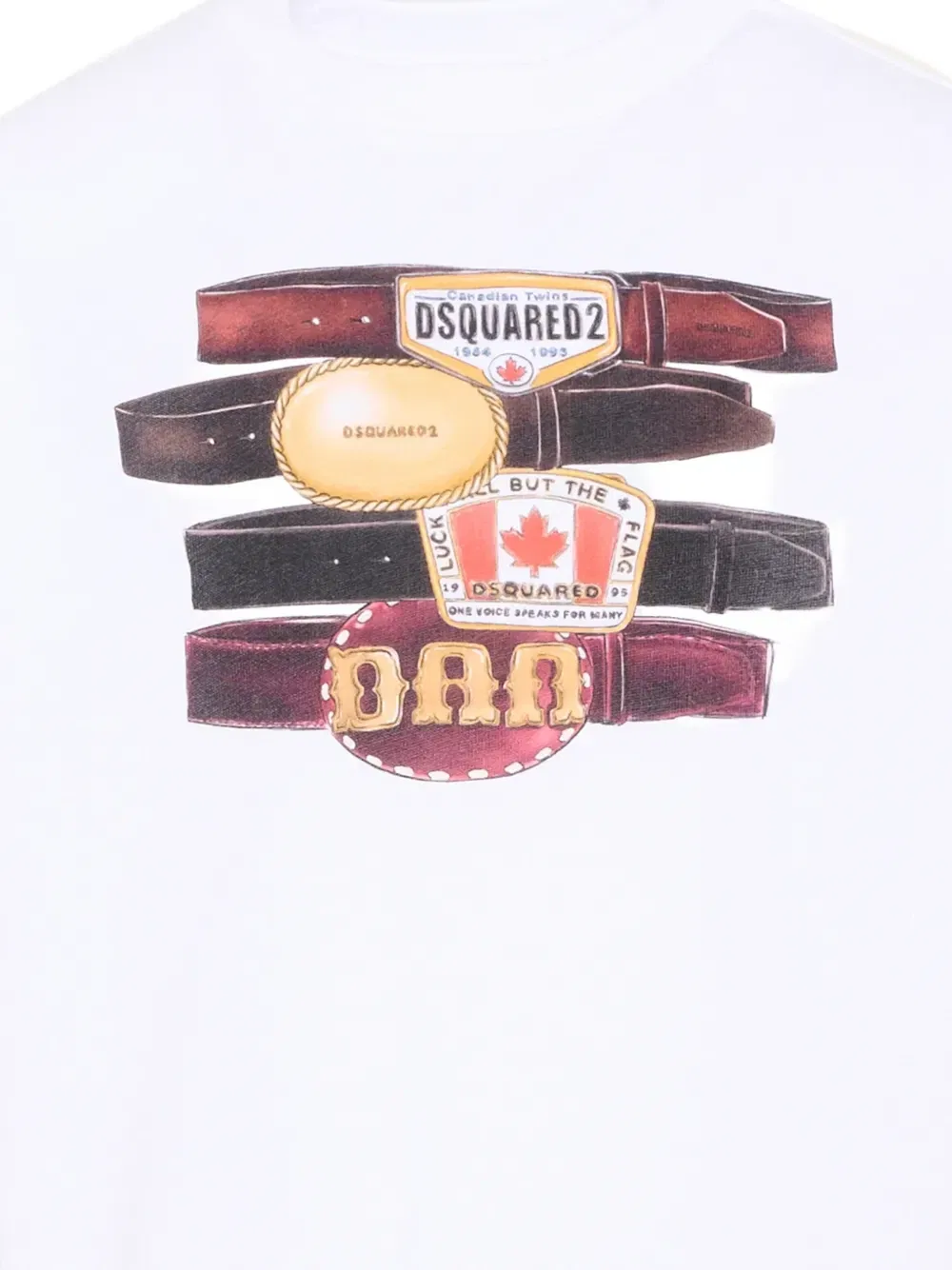 Футболка с принтом Dsquared2 Kids, белый — фото 3