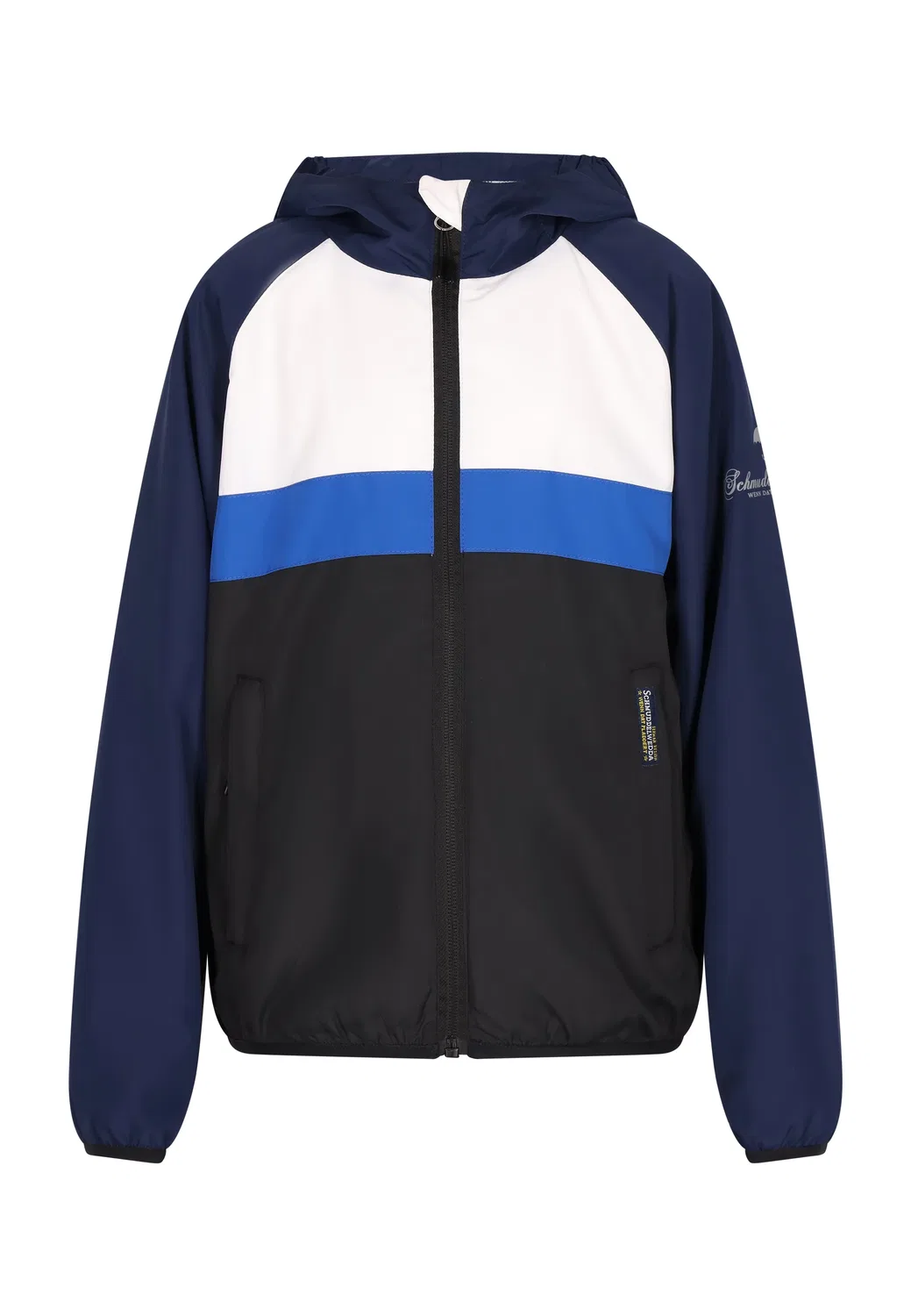 Анорак детский цветочный блок, Schmuddelwedda, marine colorblock