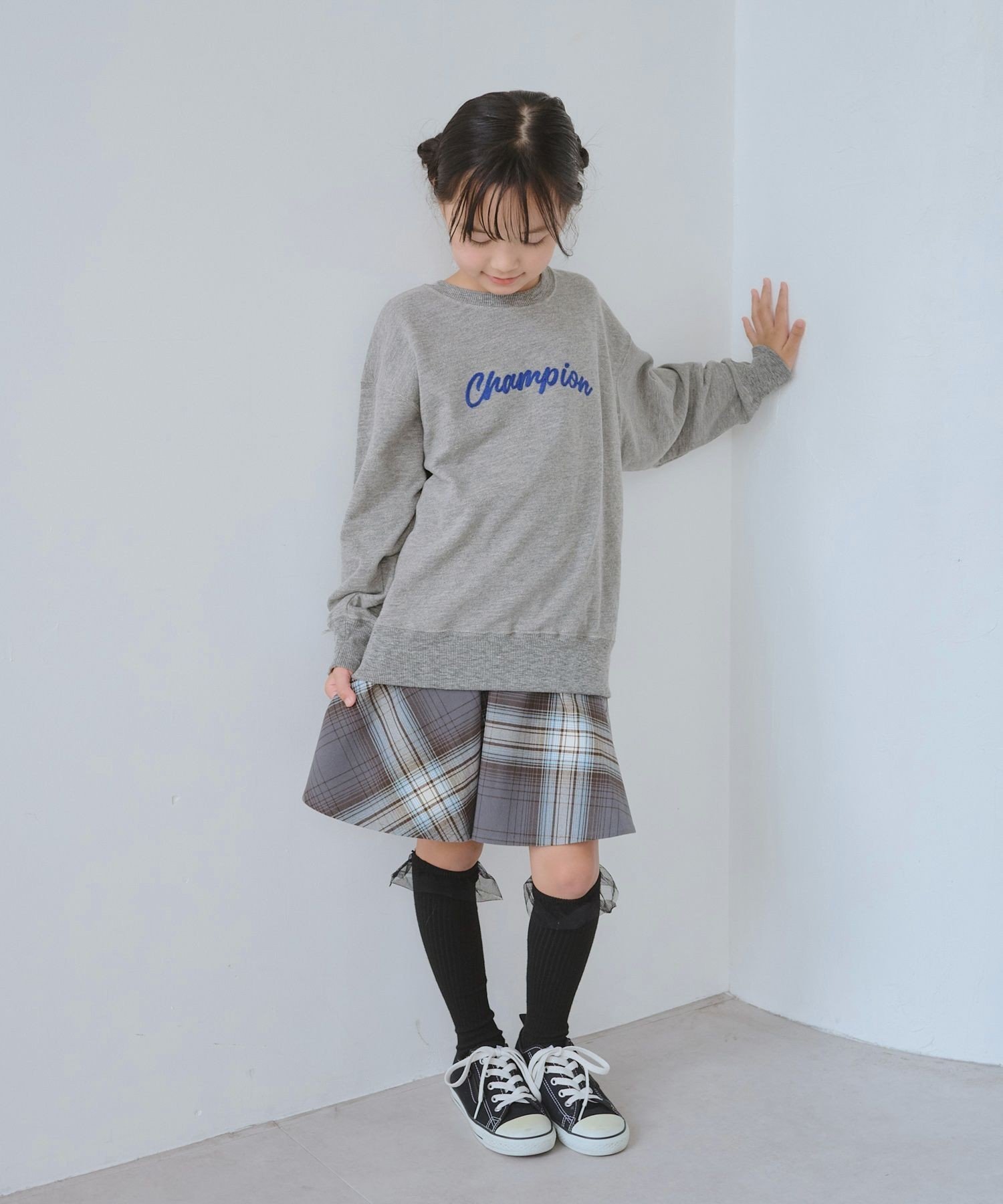 Толстовка с круглым вырезом ROPE' PICNIC KIDS, Light gray (08) — фото 2