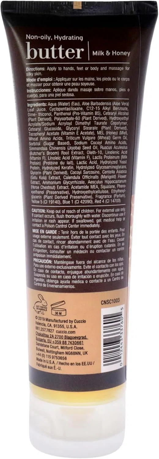 Крем для тела CUCCIO Milk & Honey Butter Blend, 113 г Cuccio Naturale — фото 2