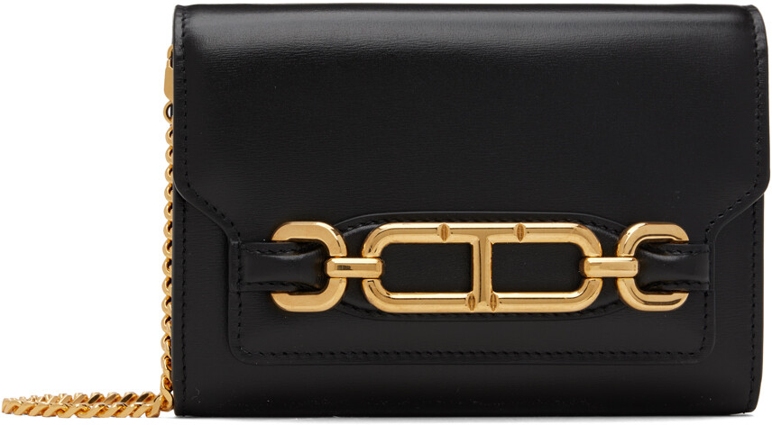

Черная маленькая кожаная сумка Whitney Tom Ford